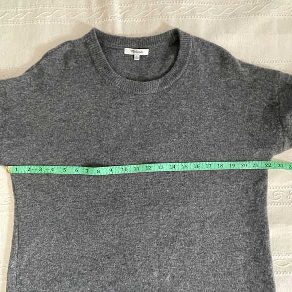 Madewell Alpaca Wool Blend Balloon Sleeve Sweater S Monochrome Capsule Wardrobe - Picture 8 of 11